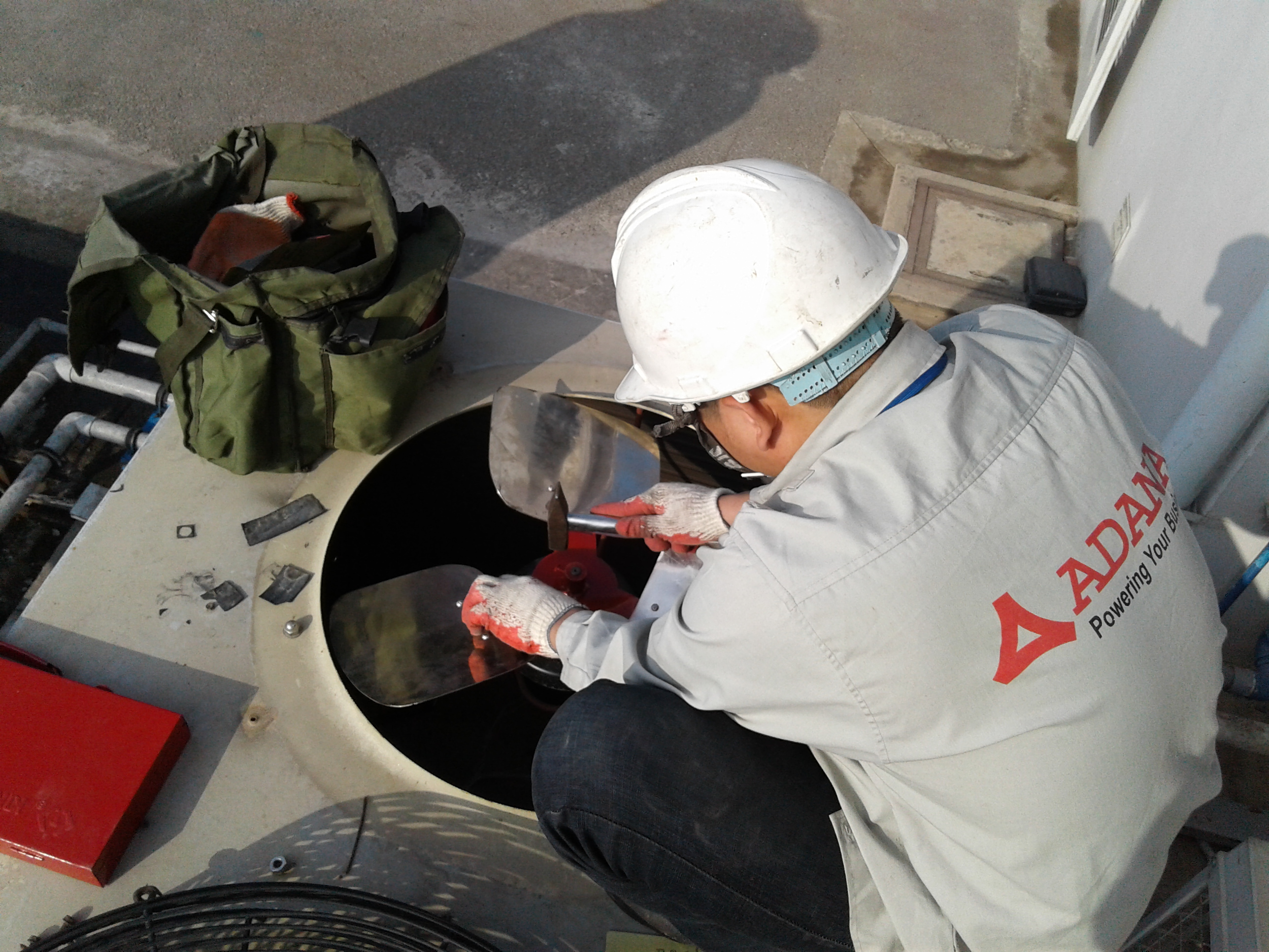 Sửa chữa quạt chiller điều hòa trung tâm