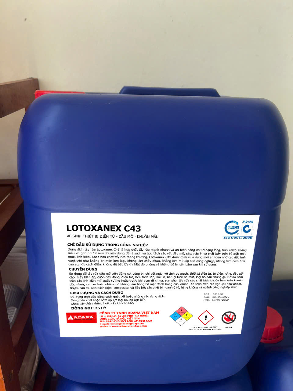 Lotoxane C43 Dung môi tẩy dầu mỡ công nghiệp